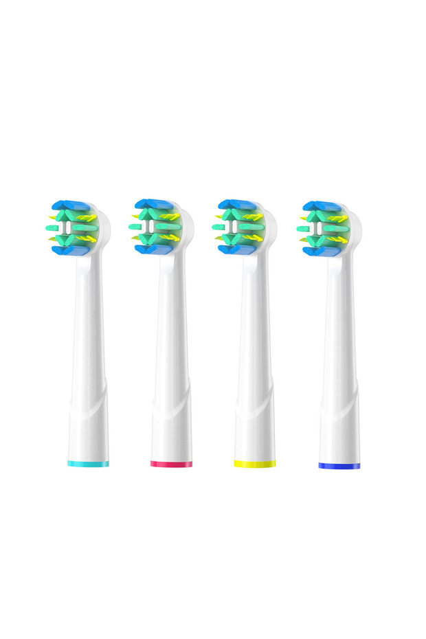 4pcs 4/8/12/16pcs Floss Clean Replacement Brush Head Compatible With Oral-B Electric Toothbrush Pro