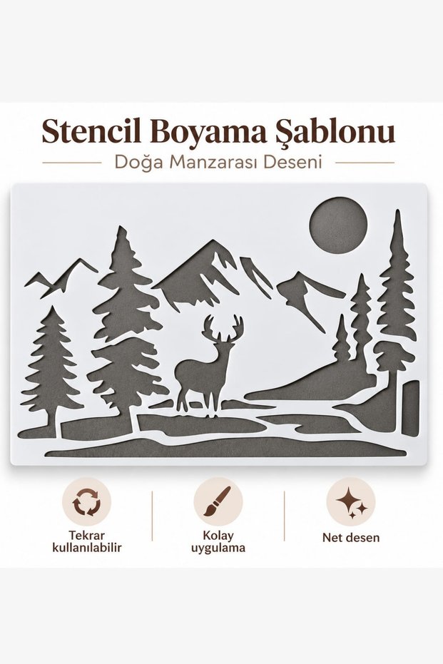 Stencil Decorative Painting Template A4 Sy-310