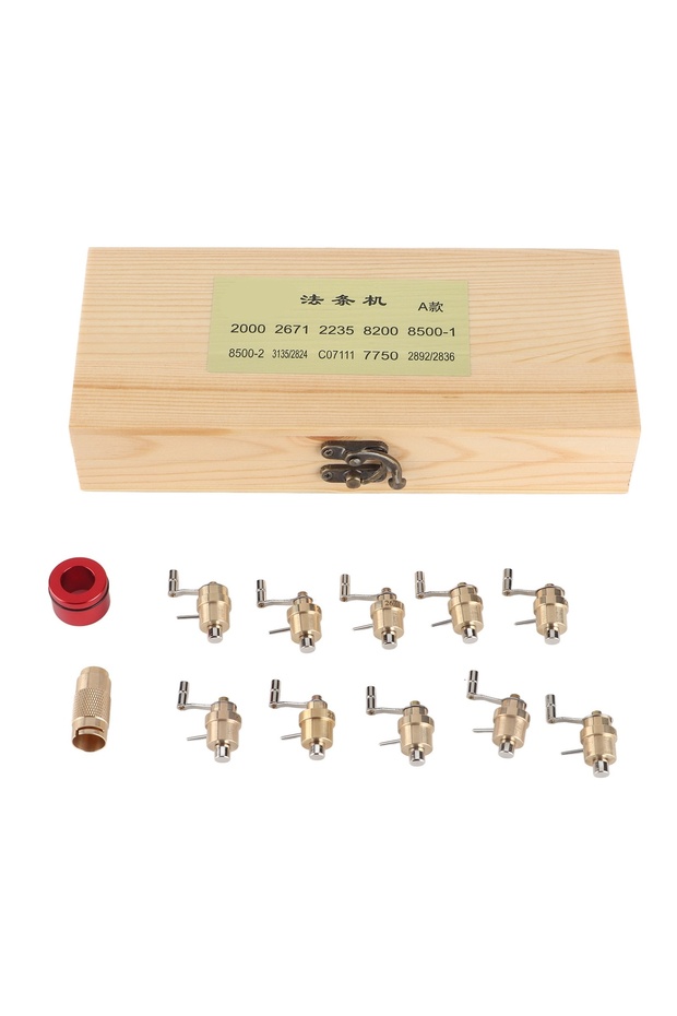 YELLOW Mainspring Winder Set Brass Watch Repair Tool Wristwatch Repairing Kit DIY Watchmaker Tools W