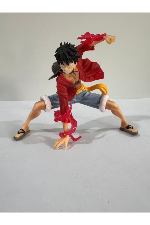 A 18cm One Piece Monkey D. Luffy Luffy Figures Battle Style Action Figures Anime Collection P