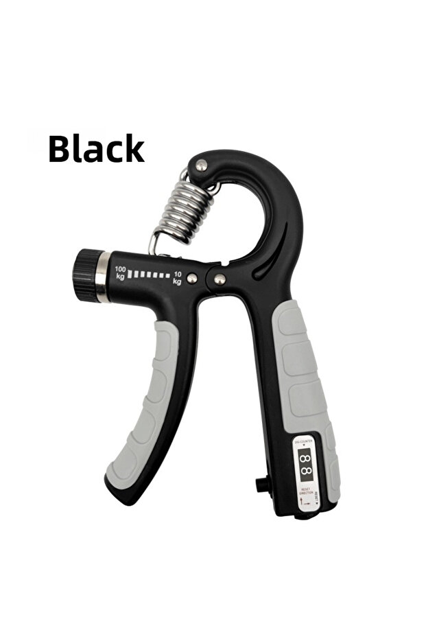 Black 10-100Kg Adjustable Heavy Gripper Fitness Hand Exerciser Grip FatGrip Wrist Increase Strength