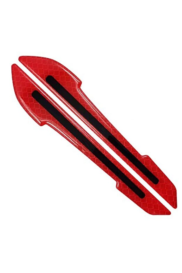 Red Reflective Stickers Warning Strip Tape Traceless Protective Car Sticker Warn on Car Rearview Mir