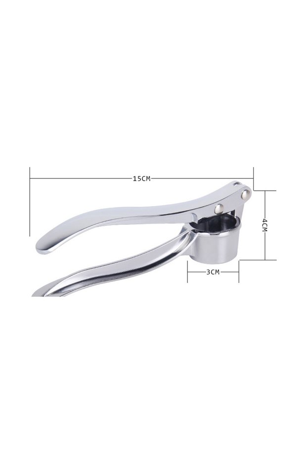 A Garlic Press Crusher Mincer Kitchen Stainless Steel Garlic Smasher Squeezer Manual Press Grinding.