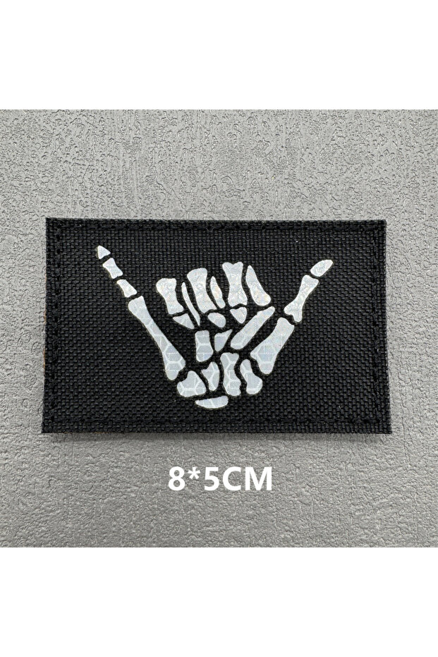 Antique Brass 1pc Tactical Patches IR Infrared Reflective Outdoor Badges Hook&Loop Morale Patches on