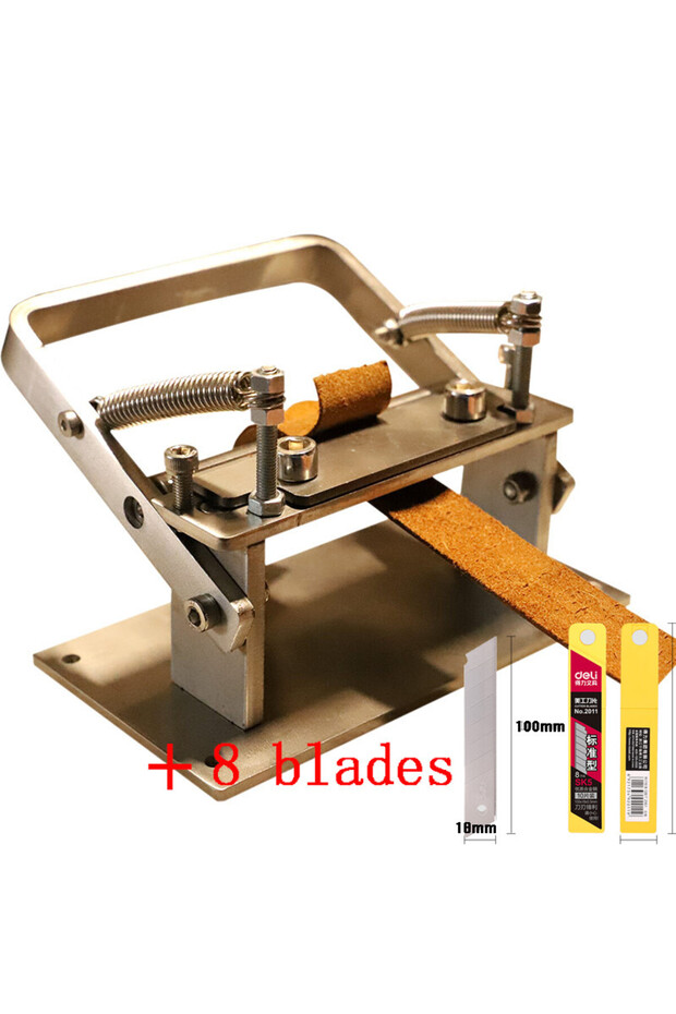 split machine 304 Stainless Steel Craft Leather Splitter Machine DIY Manual Cutting Peeler Rolling B