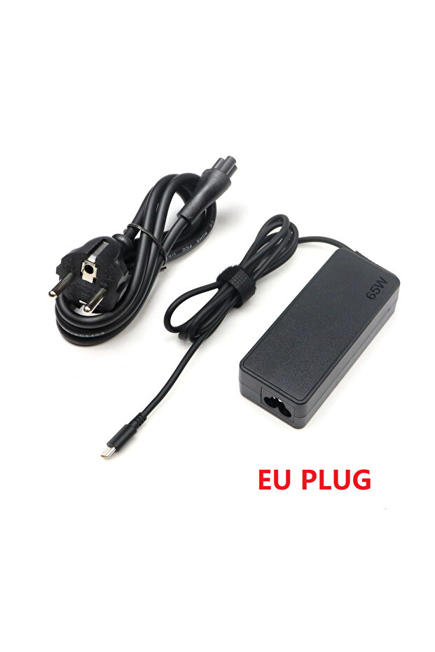 65W EU PLUG 65W 20V 3.25A USB C Laptop Charger Adapter for Lenovo ThinkPad Hp Chromebook Yoga Huawei