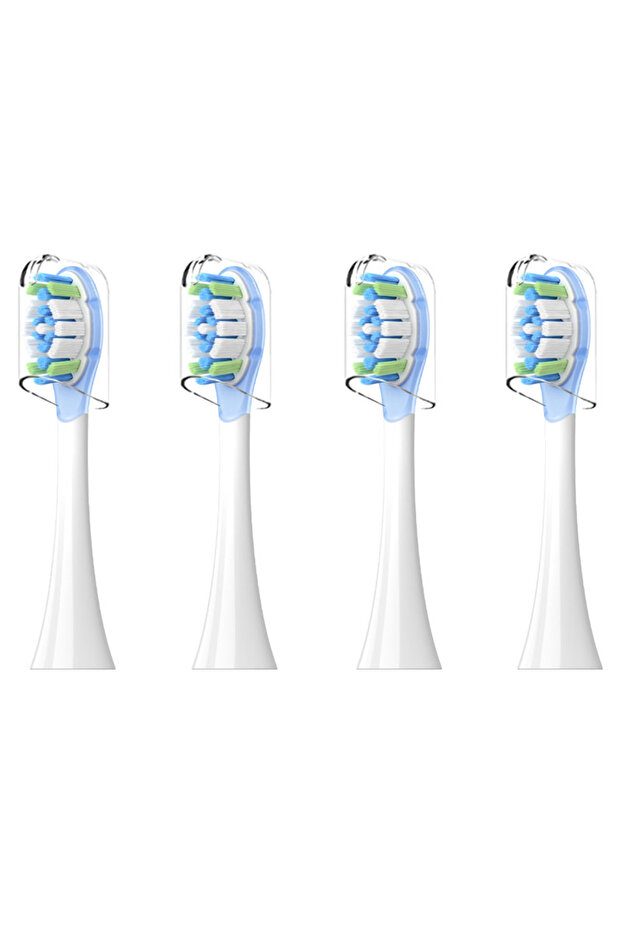 WHITE 4PCS Replacement Brush Heads For Xiaomi Oscillation Electric Toothbrush Pro Mijia MES610 MES60