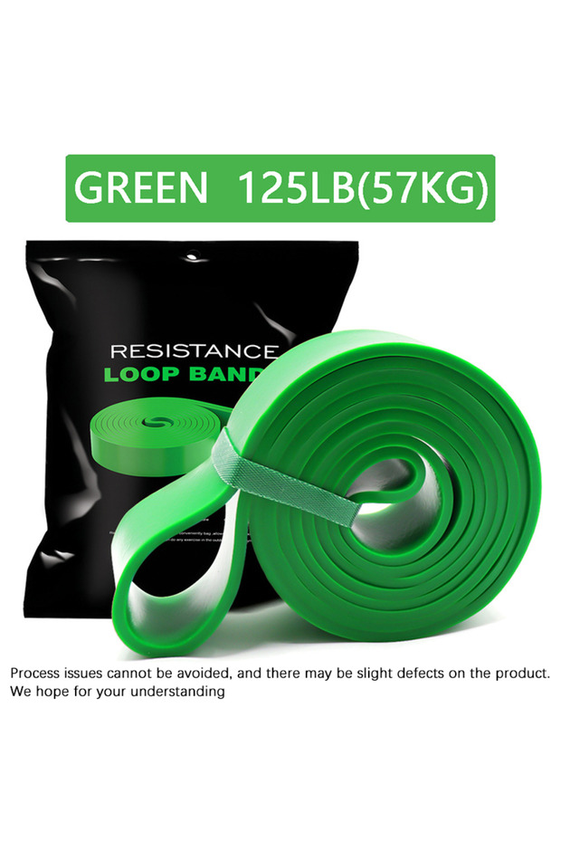 Green 20~230lbs Heavy-Duty Resistance Band Agility Training Workout Gym Equipment Yoga Pilates Acces