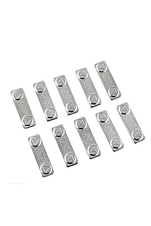 20PCS 10/20/50PCS Strong Magnetic Name Tag Badge Metal Fastener ID Cards Durable Attachment Holder D
