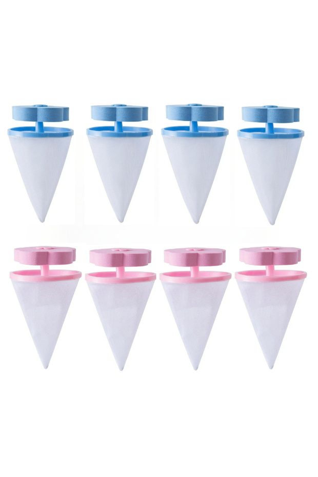 Package 8pcs 1-8PCS Washing Machine Filter Remove Dirty Hairs Mesh Yarn Laundry Reusable Ball Pet Fu