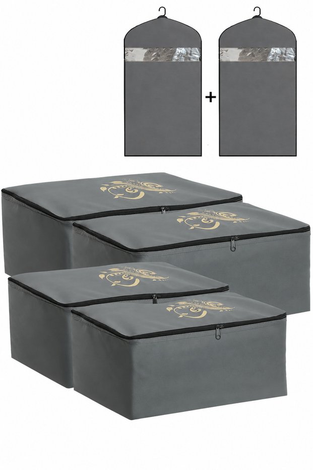 Storage Bag - Storage Bag 2 Mega Size 2 Large Size 2 Clothes Cover Gamboç Closet Under-Bed Clothing Sweater Organizer