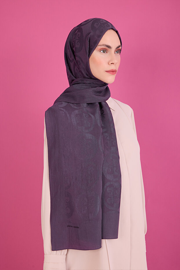 Purple 75 X 190 Naia Rivela Shawl