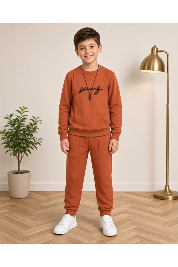 Yazi Detailled Men's Children's Suit
