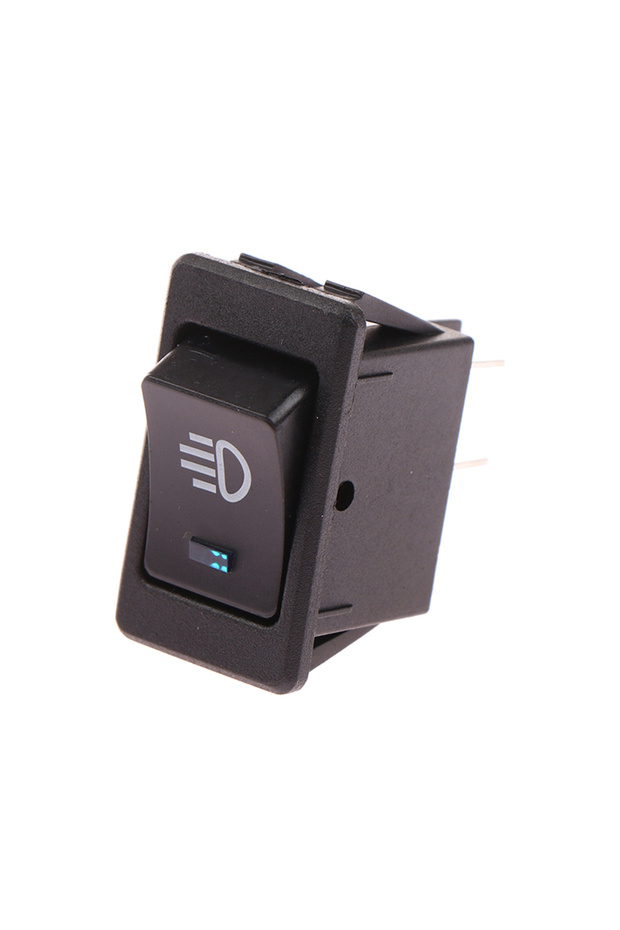 Blue Universal Car Fog Light Switch LED ASW-17D 12V 35A 4Pin Automobile and Motorcycle