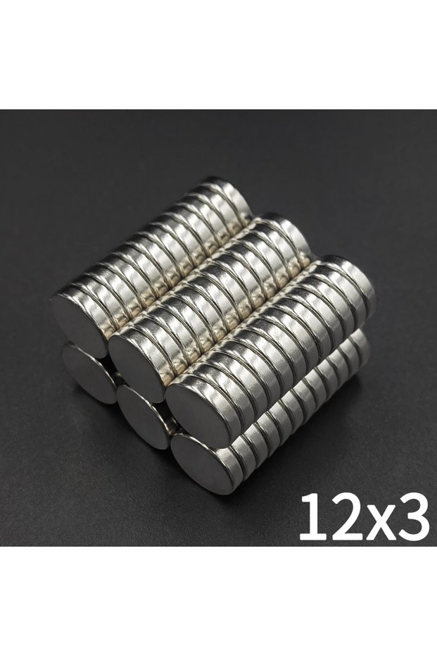 40Pcs Round Magnet 12x3mm Permanent Super Strong Powerful Magnetic Disc Used for Refrigerators and O
