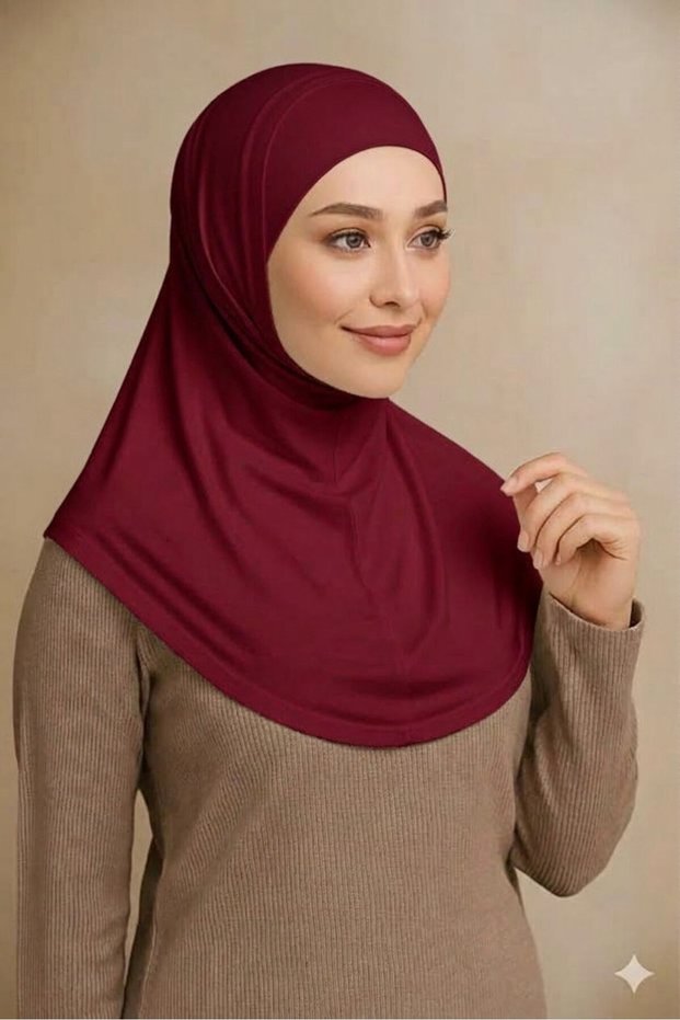 Hijab 2 Pieces Lycra Fabric