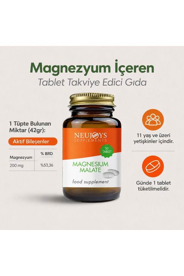 MAGNEZYUM MALATE 30 TABLET