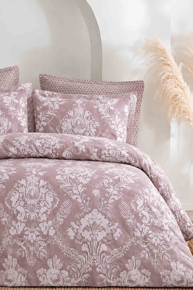 Elastic Sheet Duvet Cover Set Single Size Royal Gülkurusu