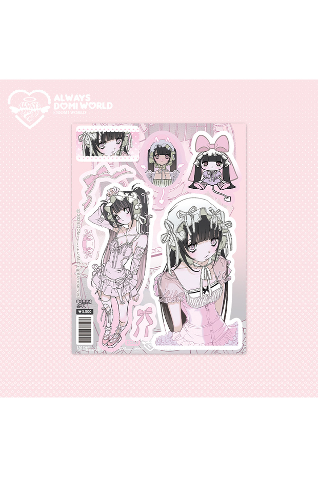 04 1/9 New Domi Stickers Paper Wraps Characters Spicy Girls Mobile Phones DIY Decorative Materials I