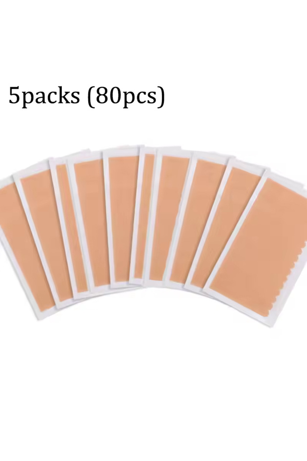 5packs (80pcs) Grafted False Eyelash Lifting Eyelid Tape Non-woven Eyebrow Protection Tapes Lint Fre