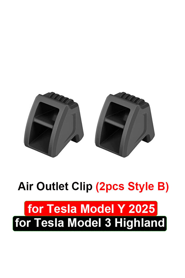 Style B 2pcs for Tesla Model Y Juniper 2025 Air Outlet Freshener Clip Air Aromatherapy Holder Mount