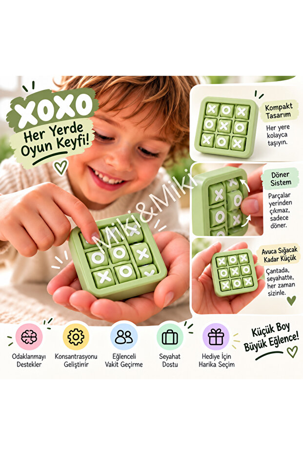 Xoxo Tictoc Game Board Game - Green