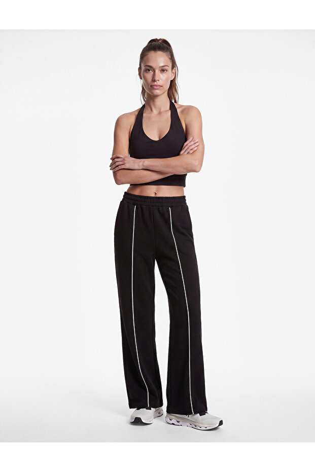 Comfortable Fit, Elastic Waist, Pocketed Cotton Sports Sweatpants