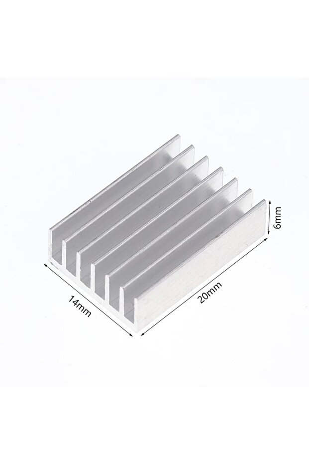 14x6x20 DQ 10pcs Aluminum Computer Cooler Radiator Heatsink 14x14x6mm Heat Sink for Electronic Chip