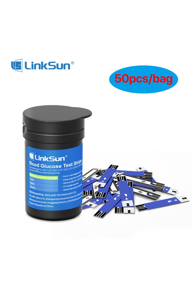 50PCS test strips 50PCS Blood Glucose Test Strips/150PCS Lancets For G-425-3/G-425-2/G-425-1 Glucose