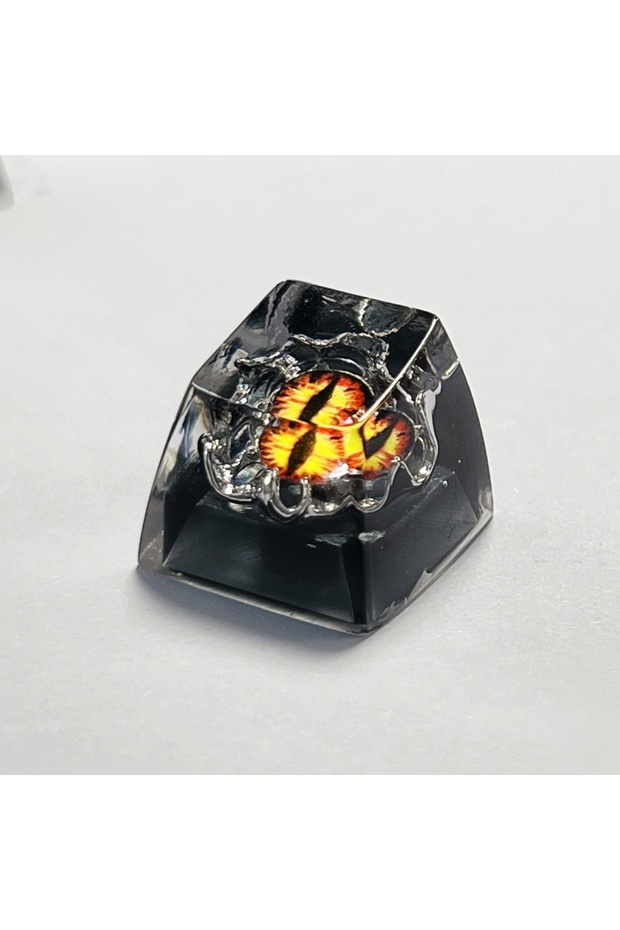 black-yellow eye Evil Eyes DIY Mechanical Keyboard Resin Keycaps Artisan Customized Pretty Sun And M