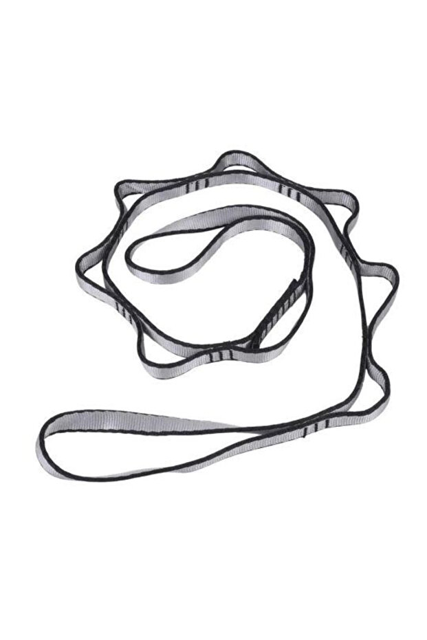 Silver Daisy Chains Yoga Hammock Extension Strap Adjustable Nylon Climbing Sling Fitness Pilates and