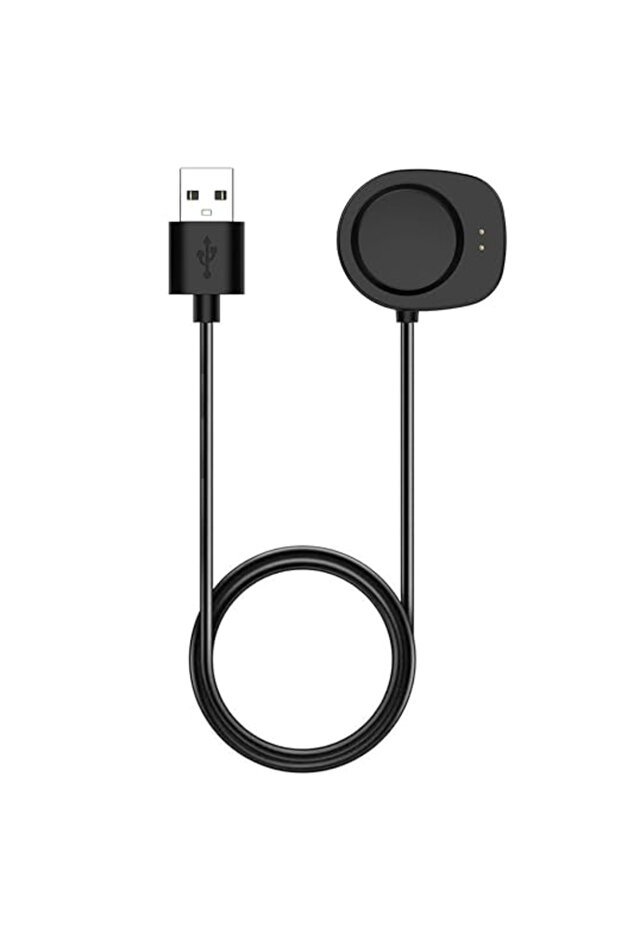 Black For Amazfit T-Rex 3/Balance 2/1 USB Smartwatch Charger Replacement Charger Charging Cable