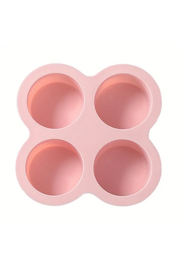 pink 1pc 1PC Reusable Silicone Air Fryer Egg Mold Non-Stick Cupcake Molds for Air Fryer Toaster Oven