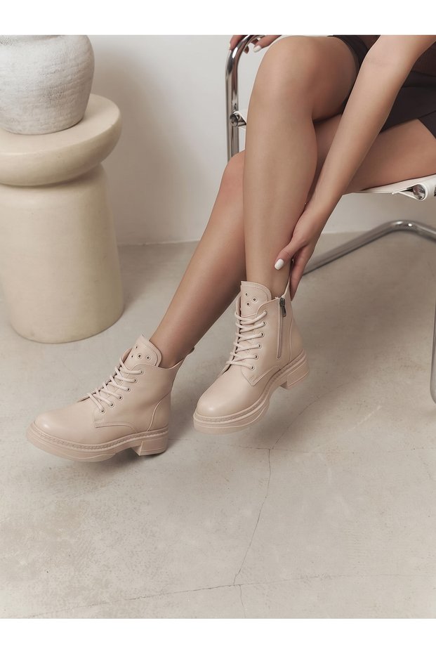 Elara Gioia Women's Boots 00121805 Beige Skin
