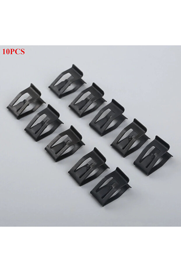 10pcs 10/20pcs Car Front Console Dash Auto Door Trim Metal Retainer Black Rivets Fastener Clips Fi