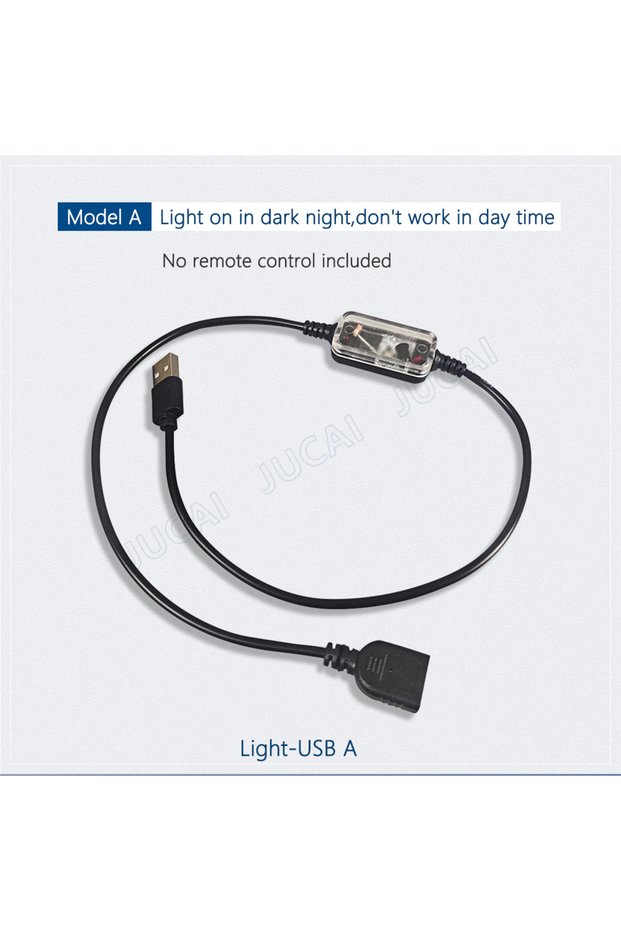 مفتاح استشعار الضوء USB A/DC، تشغيل وإيقاف تلقائي، مفتاح إضاءة الشوارع بالخلية الضوئية DC12V 24V