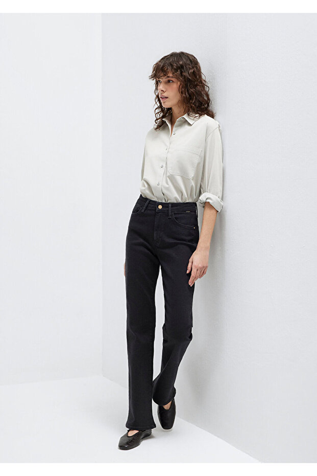 Blıss Gold Premium Gray Jean Trousers 101437-90855