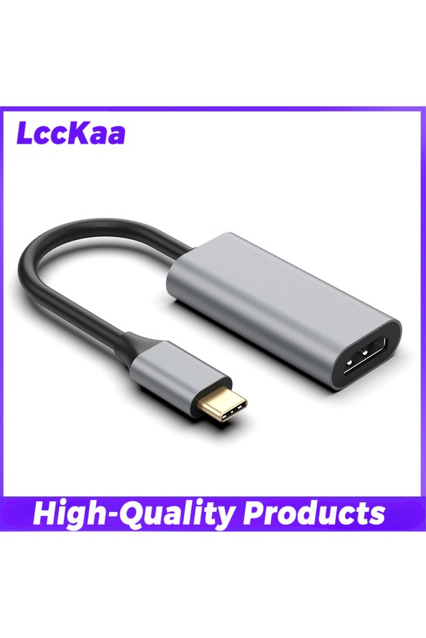 20cm Grey TYPE C To HDMI Adapter 4K USB C USB3.1 Male To HDMI-compatible Female Converter Cable for