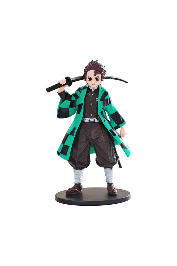 Bandai no box 15cm Anime Demon Slayer Figure Doll Toy Nezuko Tanjirou Zenitsu Inosuke Kyoujurou Shin
