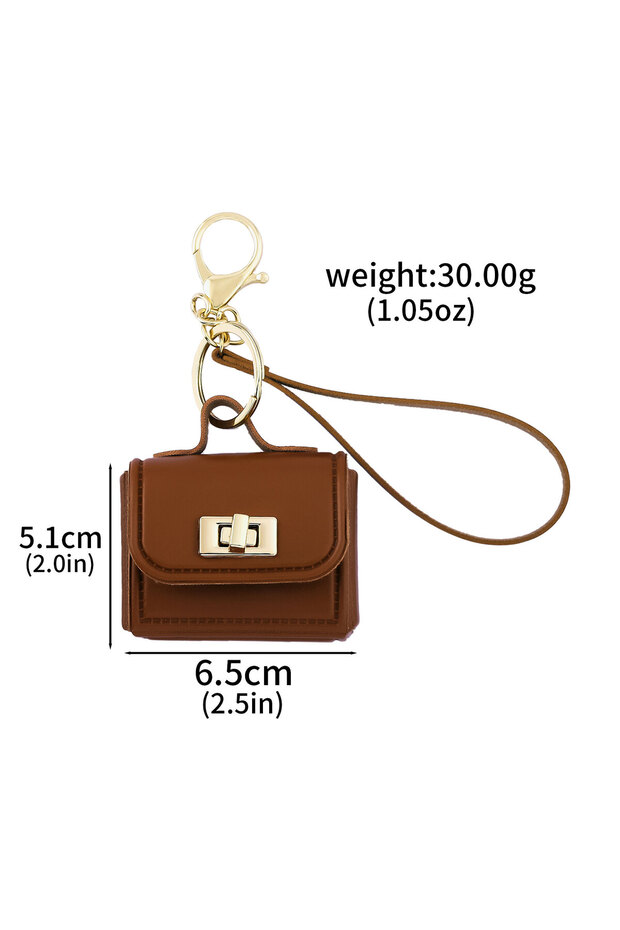 BG00079-06 Interesting Mini Leather Hangbag Bag Keychain Cute Fashion Korean Simulation Exquisite Le