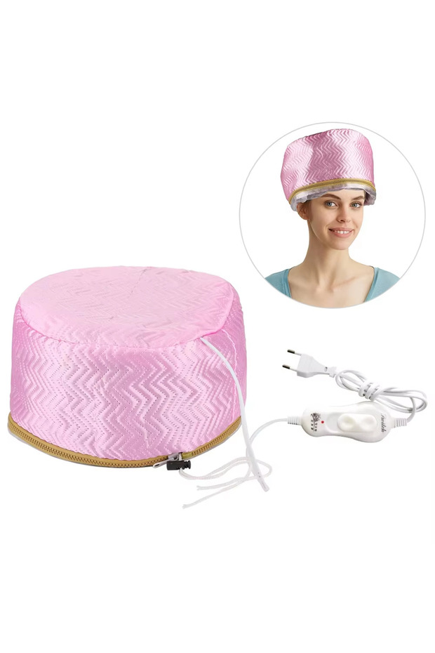 2-level EU Plug SPA Heat Cap Hair Steamer 9-level Temperature and 5 Timed Settings Hair Mask Hair He
