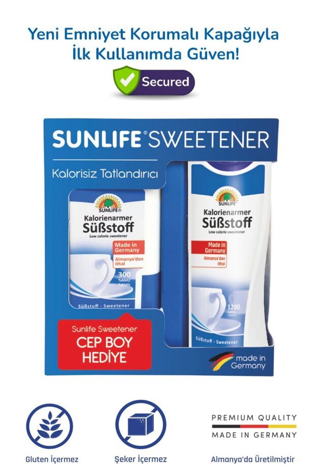 Sweetener 1200 Tablets 300 Tablets Gift New Packaging _ Skt: 2028