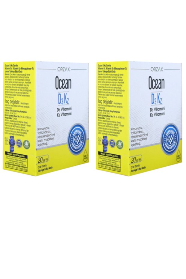 Ocean D3 K2 Drops 2 Boxes (20 ml)