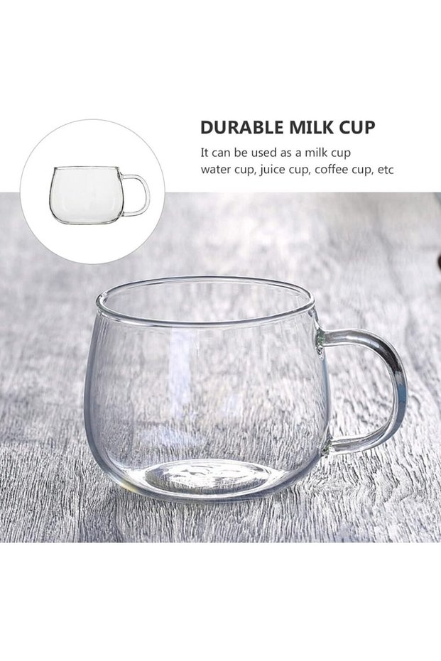 260 ml Black Borosilicate Glass Cup - Heat Resistant