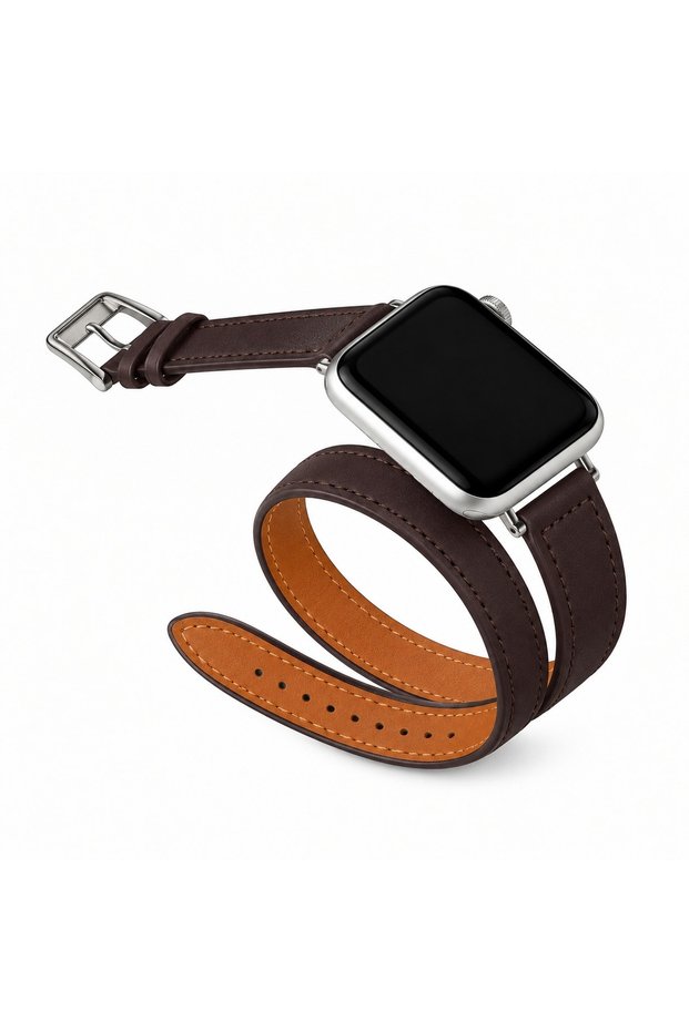 Hermes Watch Band Double Tour Apple Watch Apb0755O-42 mm and 42/44/45/49 mm Compatible