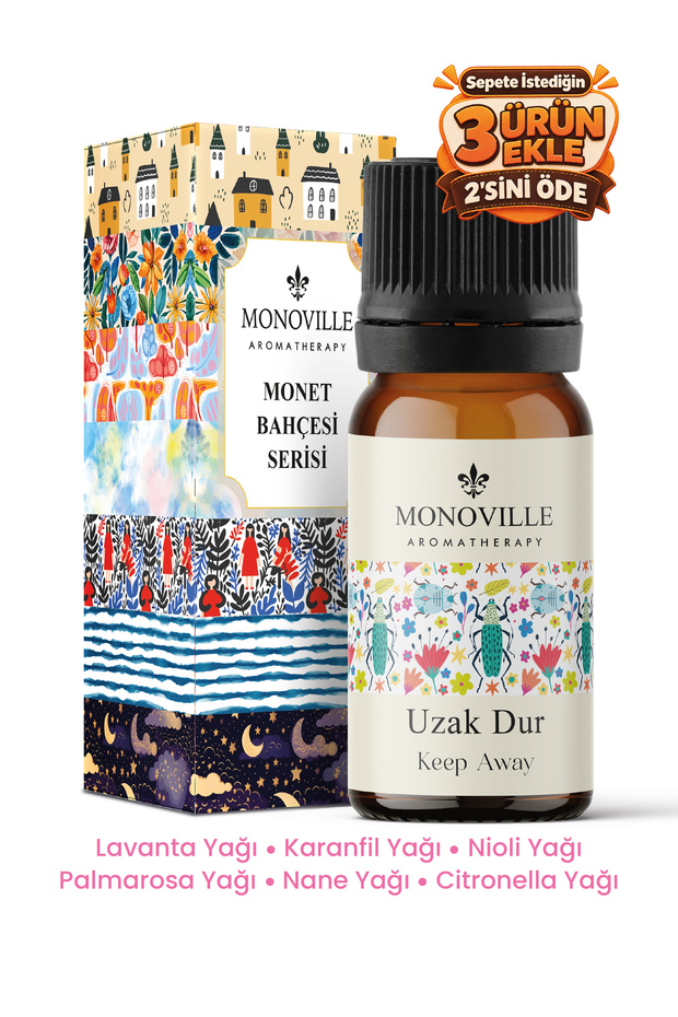 Uzak Dur Essential Oil Blend 10 ml (Keep Away Essential Oil Blend)