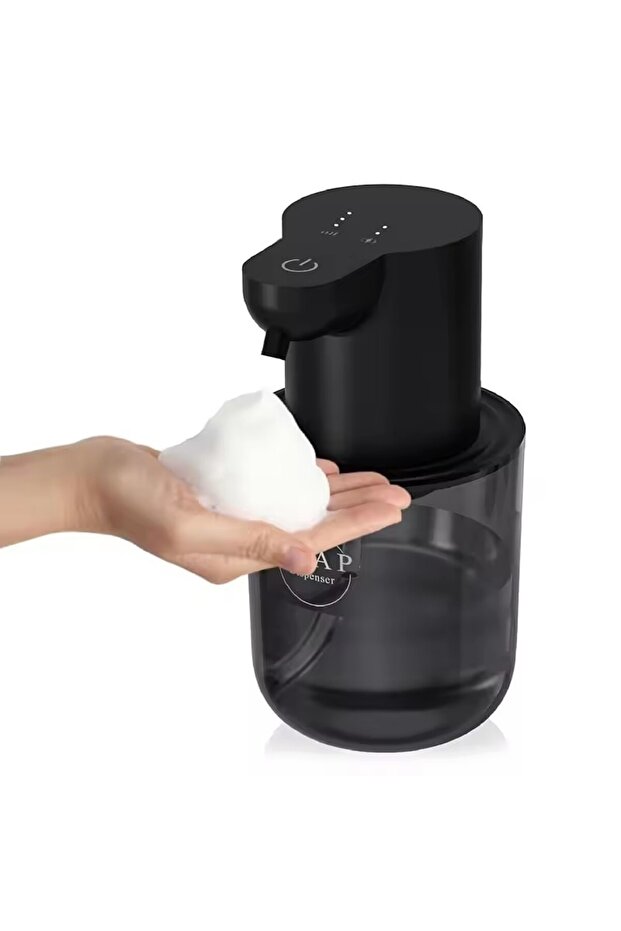 Black-Foam 400ML Touchless 4-Levels Adjustable Foam/Gels Model Countertop Or Wall-Mounted Infrared I