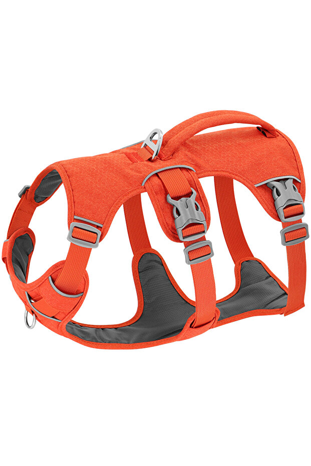 XS(old) Orange Nylon Pet Dog Harness Reflective Dog Harnesses Durable Vest With Handle Adjustable fo