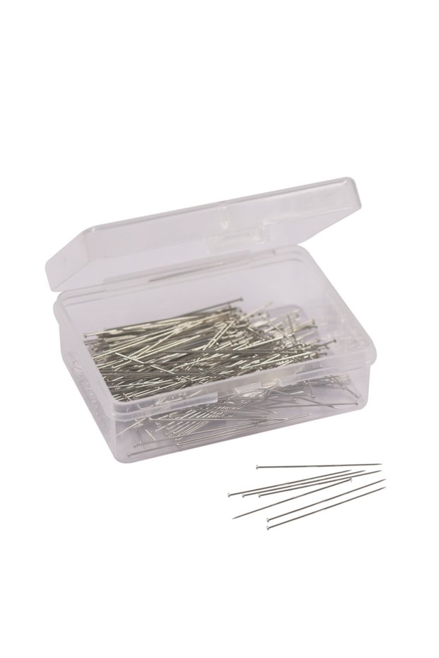 300Pcs Stainless Steel Sewing Pins Fine Satin Straight Pin Dressmaker Pins Tailor Fabric Craft for J