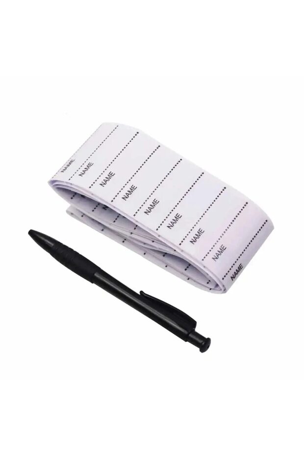 200pcs 200pcs/pack White Washable Iron on Name Labels Set for Clothes Labels Garment Fabric Tags Mar